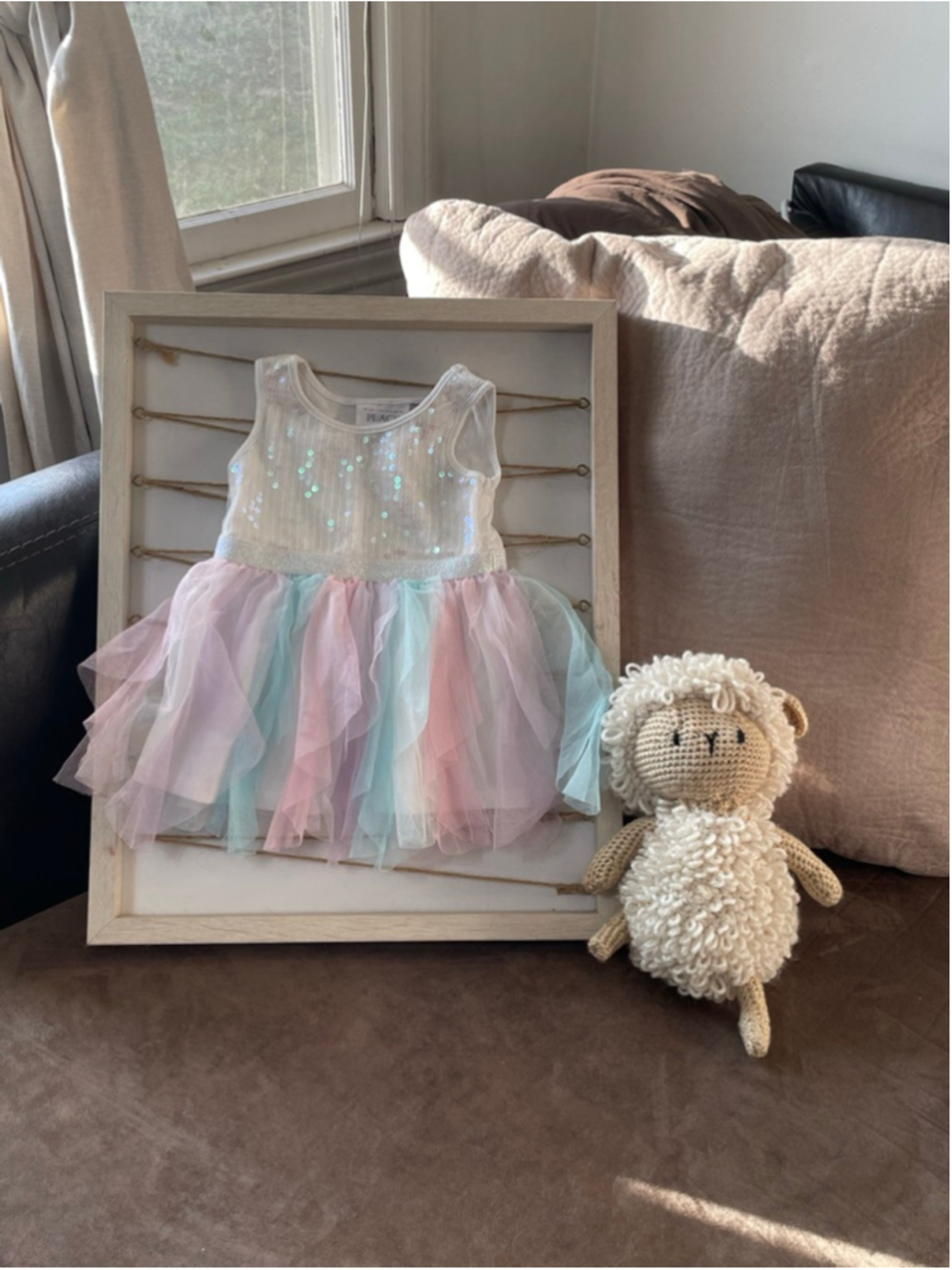 The Children's Place Sequin Tutu Dress 12-18 Months Pastel Party Princess